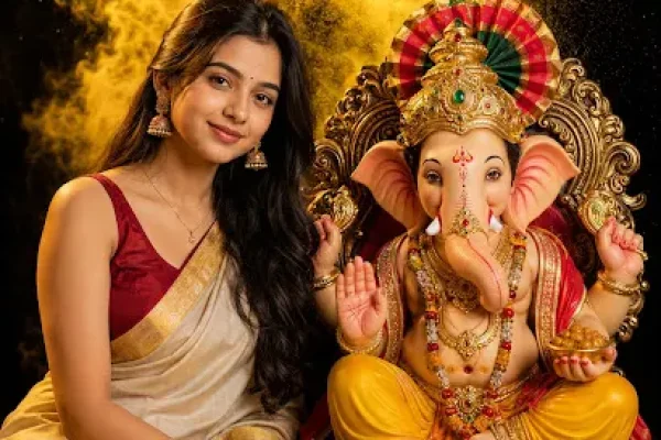 Ganesh Chaturthi AI Photo Prompt 2026