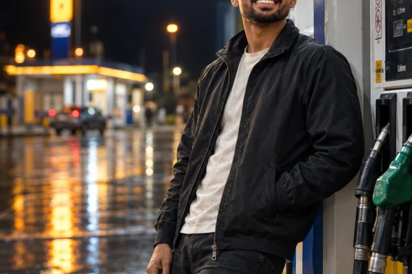 Petrol Pump AI Photo Prompt for Boys (2026) | Poses That Don't Look Stiff